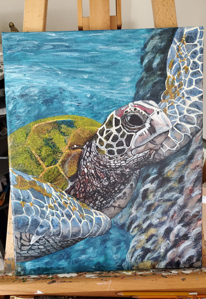 "Honu" 11" × 14" Print