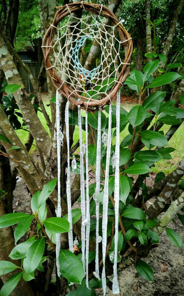 "Sweet Dreams" - Handmade Crystal Dreamcatcher