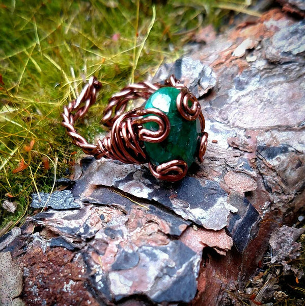 "Green Goddess" - Emerald Ring